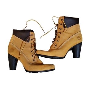 timberland high heels